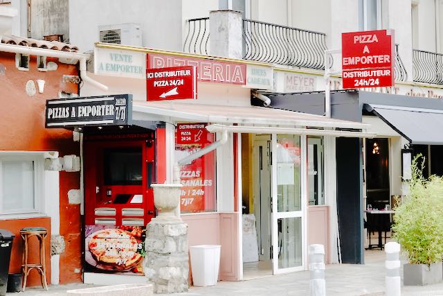 Distributeur de pizza 24heures sur 24 à Touët sur Var et Colomars-La Manda-Carros à coté de Nice